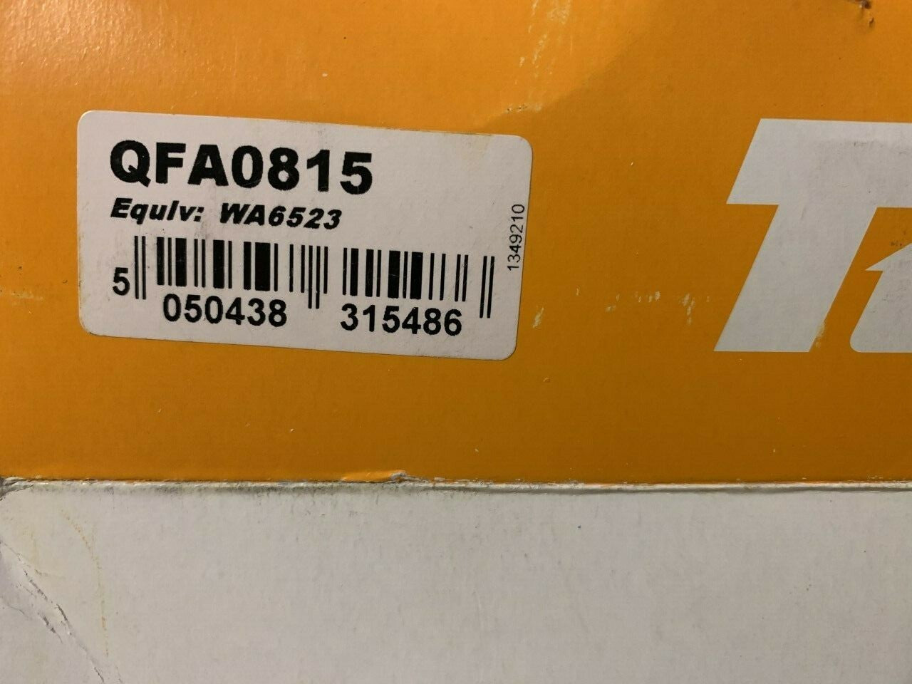 Ford  TJ Filters QFA0815  WA6523  Air Filter