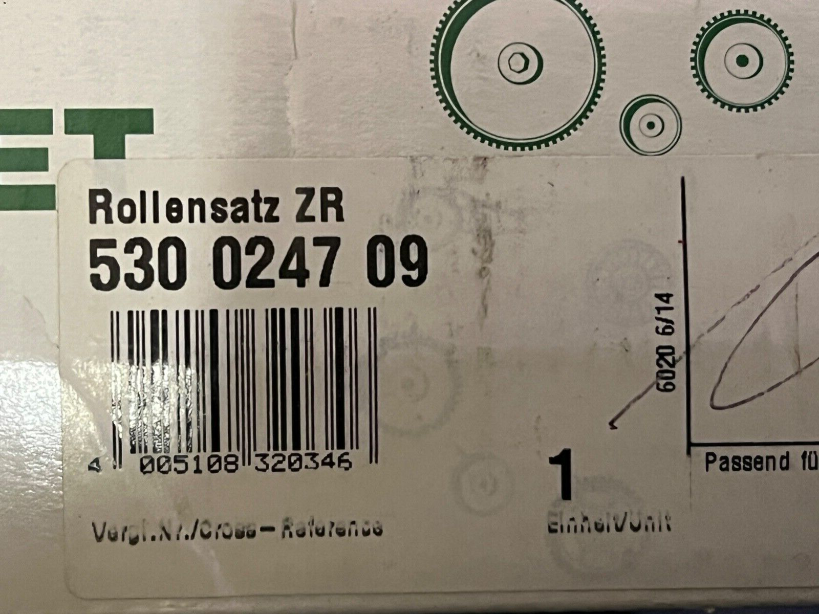 INA 530024709 Timing Belt Pulley Kit fit MG ZR ZS Rover 200 25 400 45 Streetwise