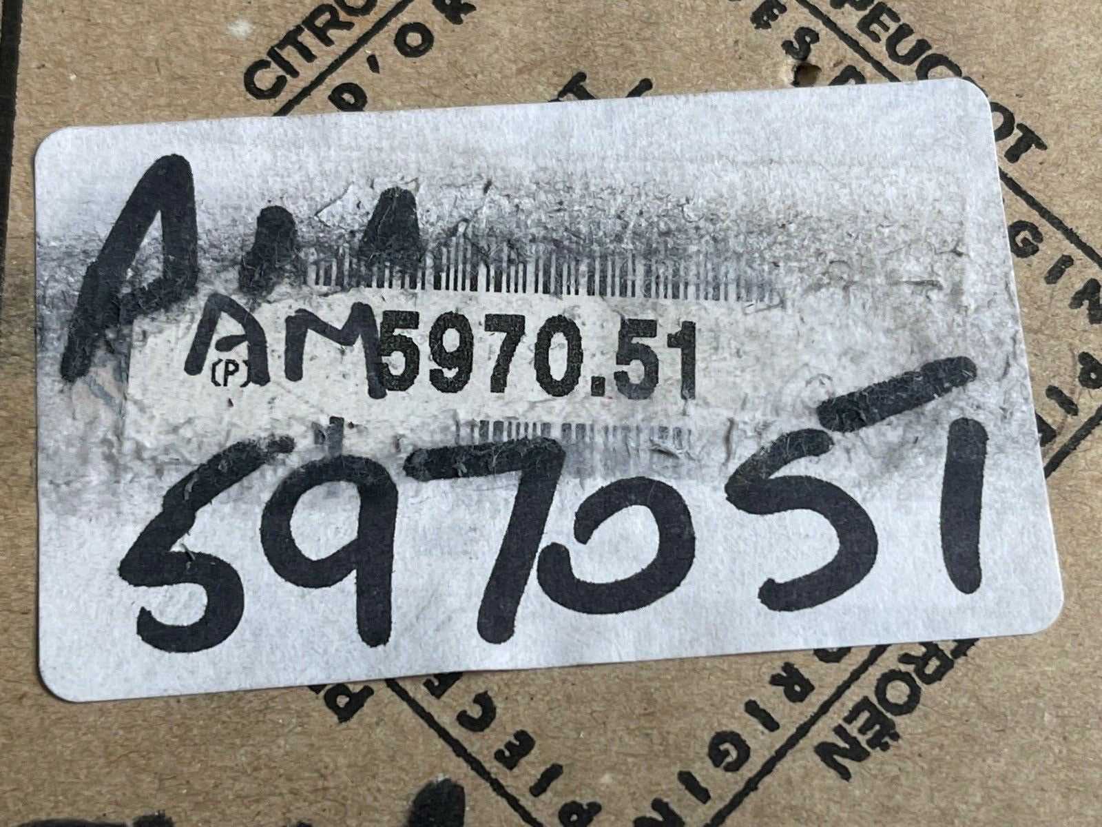 Genuine Citroen Peugeot 5970.51 CE20024-12B1 Ignition Coil