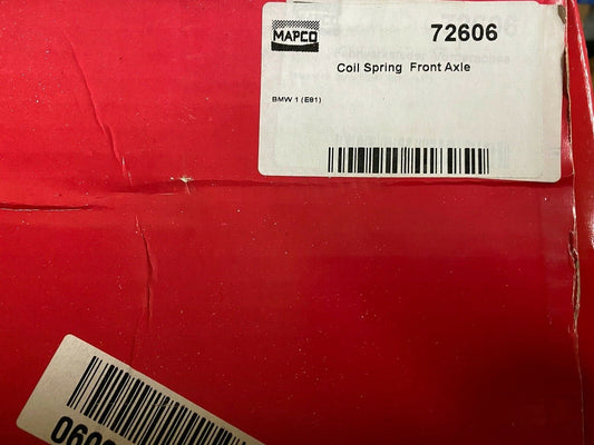 Mapco 72606 Front Coil Spring fits BMW 1 Series 