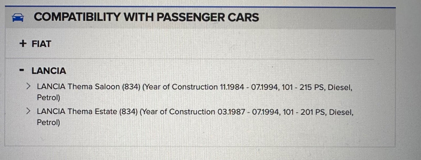 First Line FBM3170 Brake Master Cylinder fits Fiat Croma Uno Lancia Thema