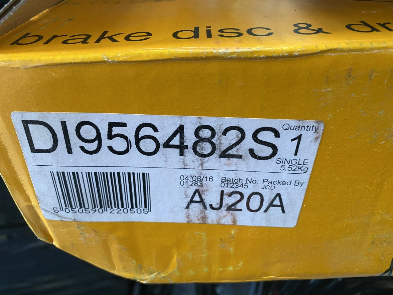 Brake Engineering DI956482S Front Brake Disc Pair fits BMW