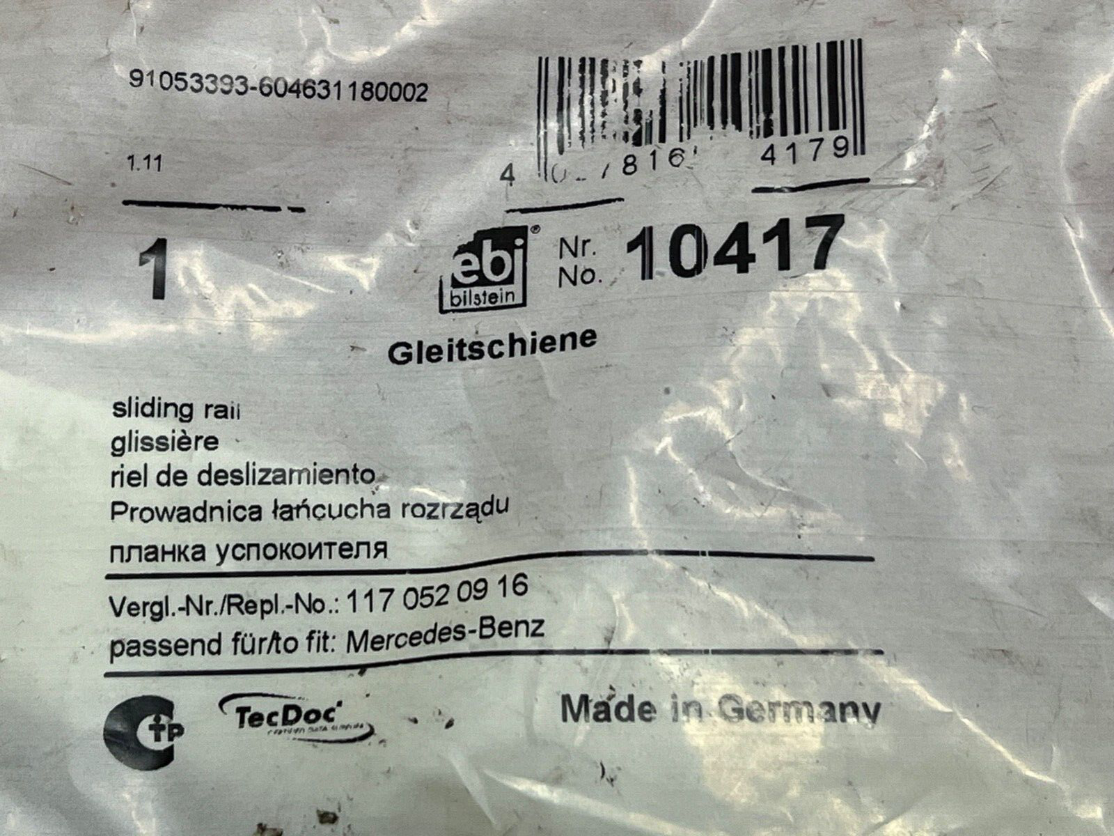 febi 10417 Timing Chain Guide fits Mercedes S Class SL