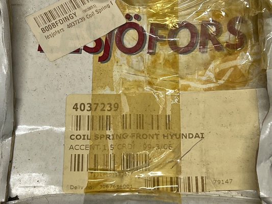 Lesjofors 4037239 Front Coil Spring fits Hyundai Accent