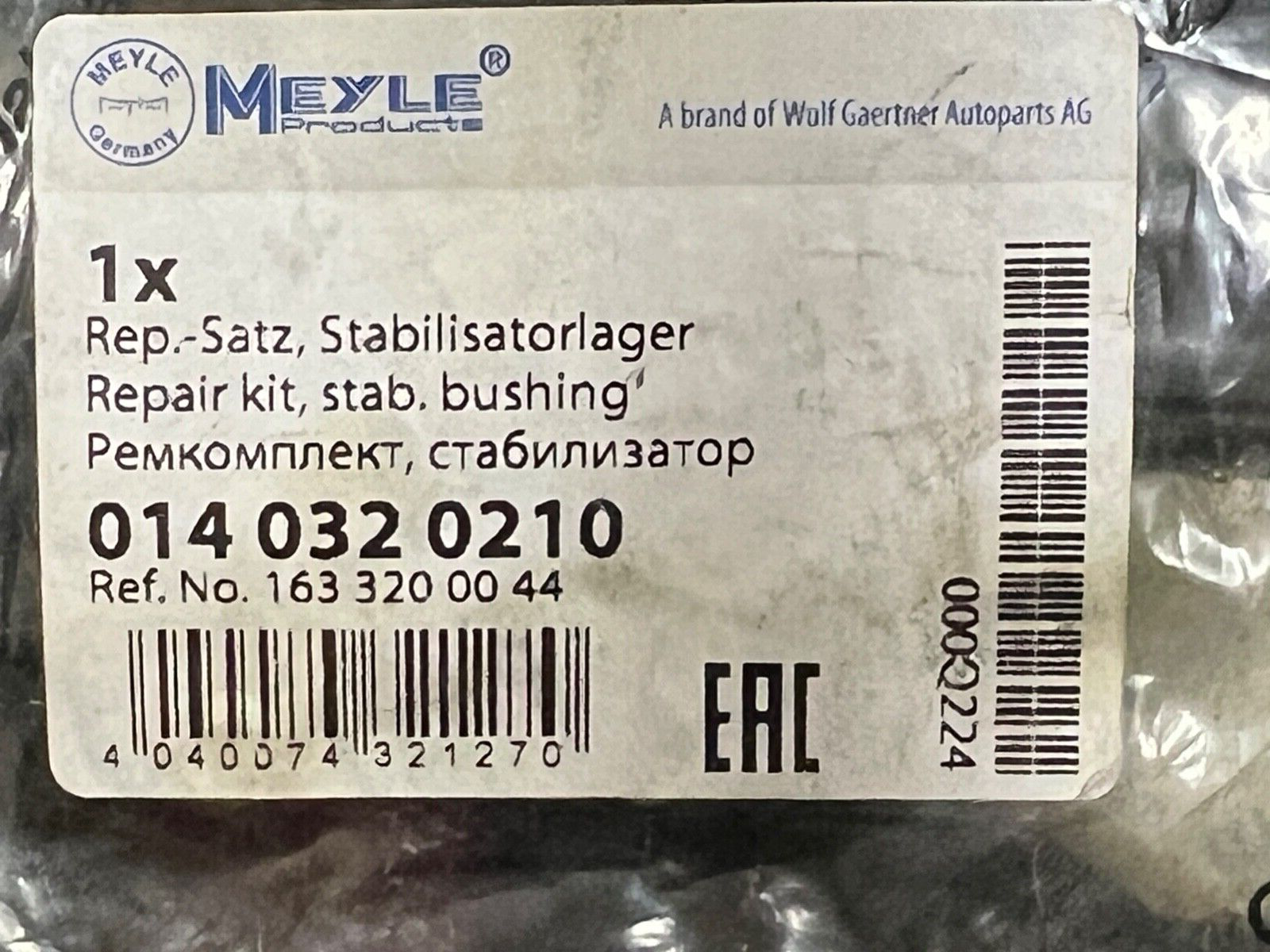 Meyle 0140320210 Anti Roll Bar Bush Fits Mercedes M Class