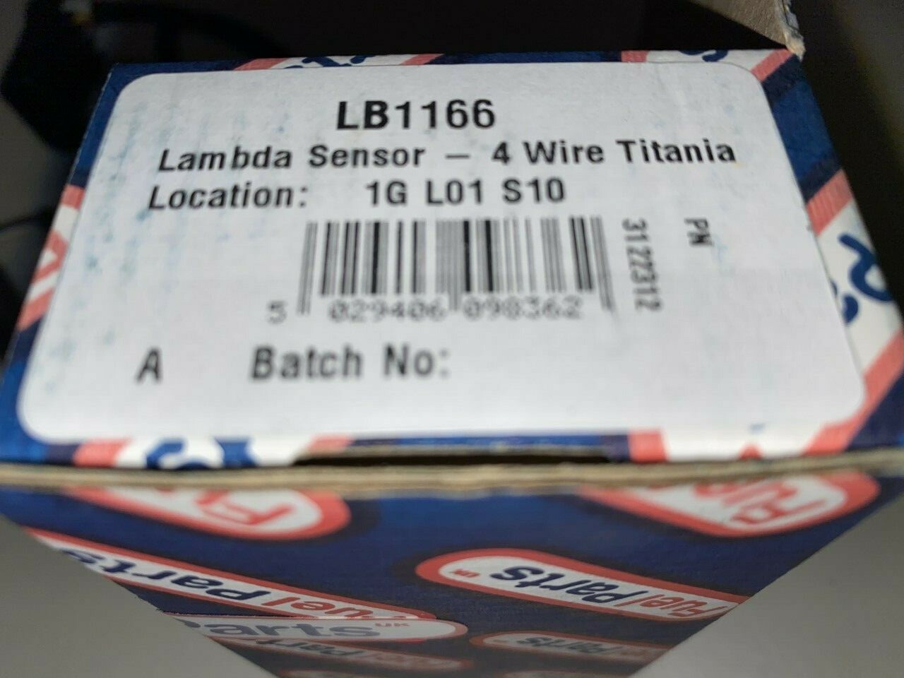 Fuel Parts LB1166 Lambda Sensor Oxygen o2 Sensor fits Vauxhall