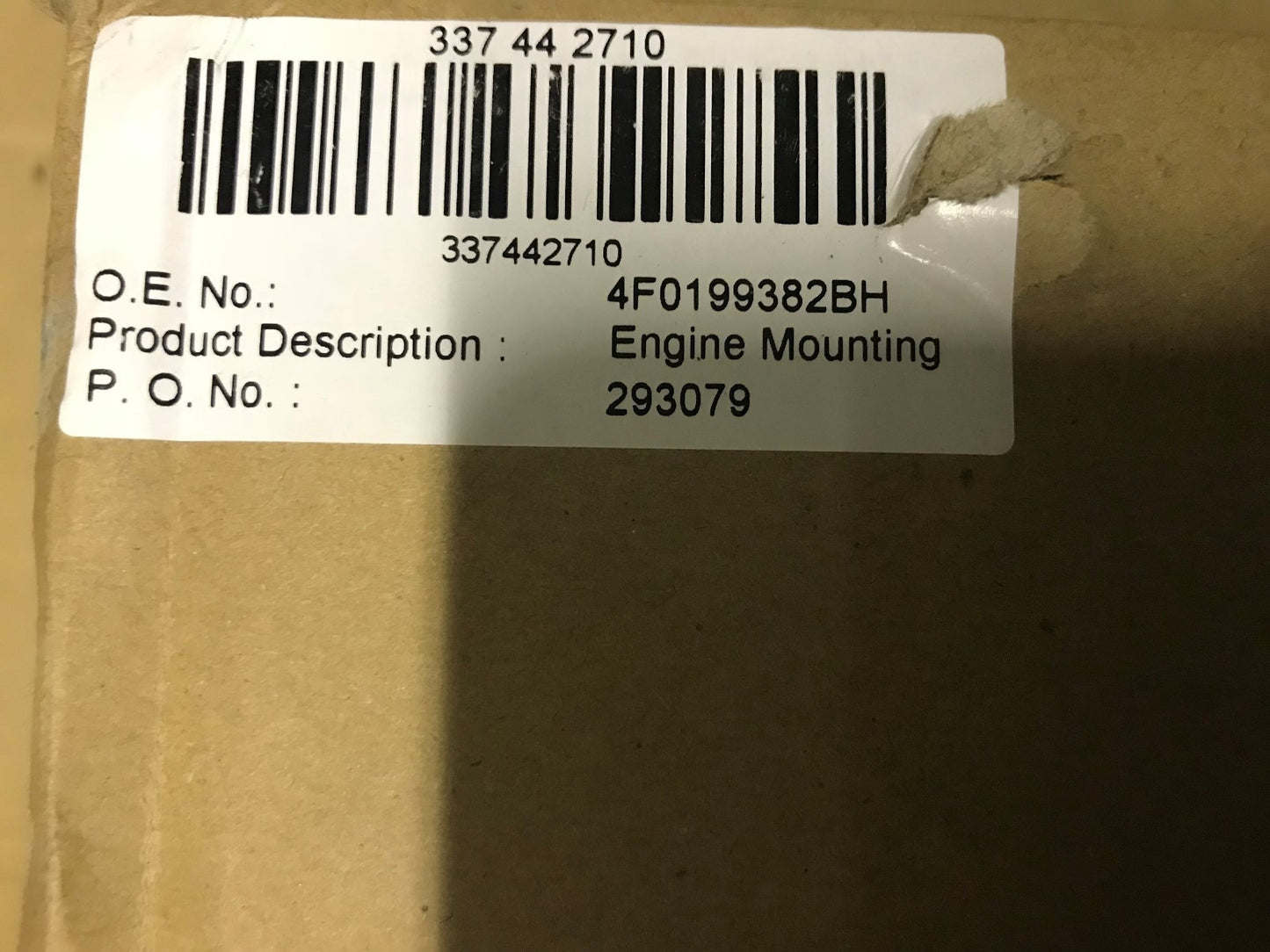 Front Right Hand Off Side Engine Mount Audi A6 & Allroad 2004-2012 4F0199382BH