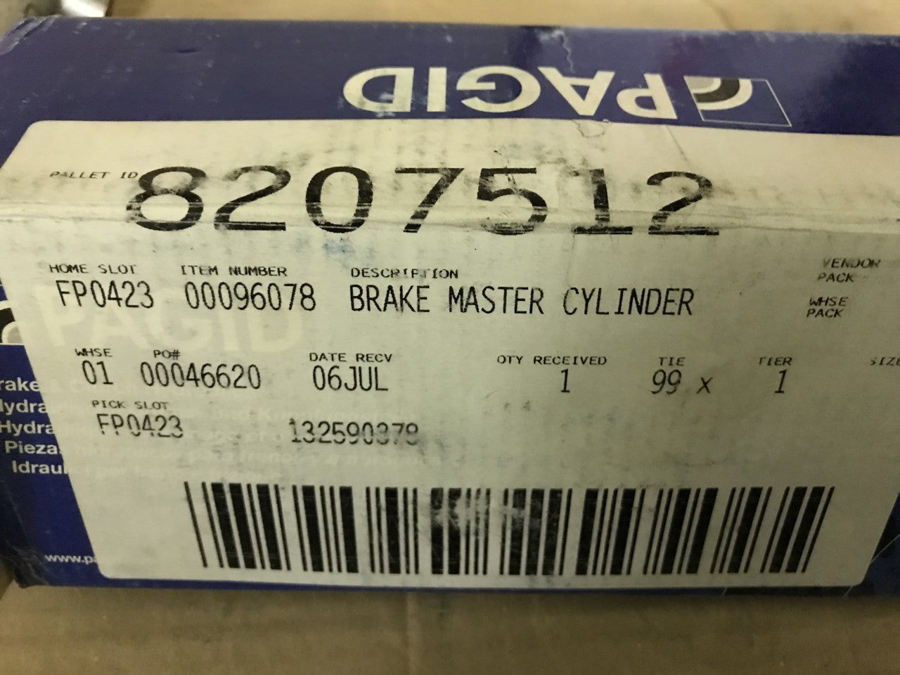 Brake Master Cylinder Ford Mondeo 93-96 Hatch Saloon Estate 80383 Pagid