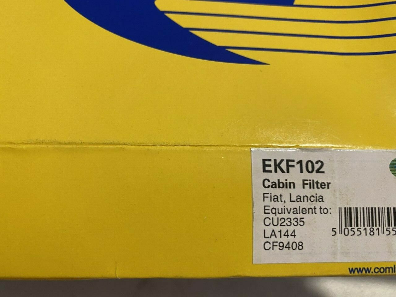 Comline EKF102 Cabin Pollen Filter