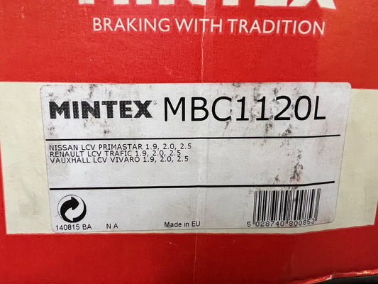 Mintex MBC1120L Brake Caliper Left Hand Side fits Primastar Trafic Vivaro