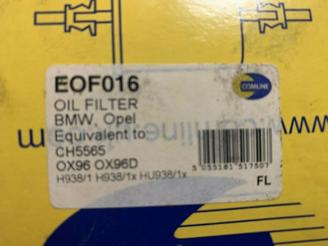 Comline EOF016 Oil Filter