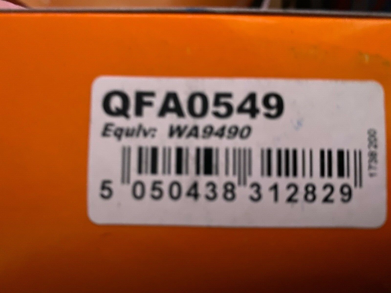 TJ Filters QFA0549 Air Filter fits Chrysler