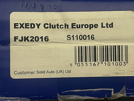 Exedy FJK2016 Clutch Kit Fits Subaru Vivio 700 92- 98 EN07E Petrol Hatchback