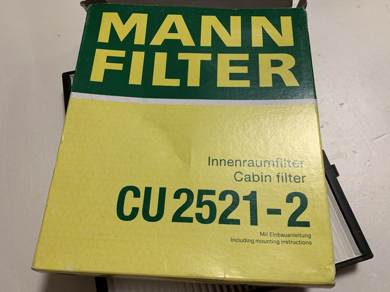 MANN CU2521-2 Cabin Filter