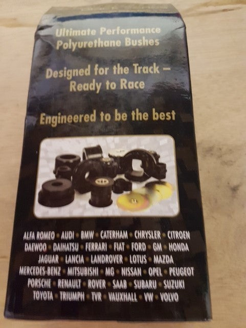 Rear Arm Outer Bushes Power Flex Black Series (x2) VW Transporter PFR85-1310BLK