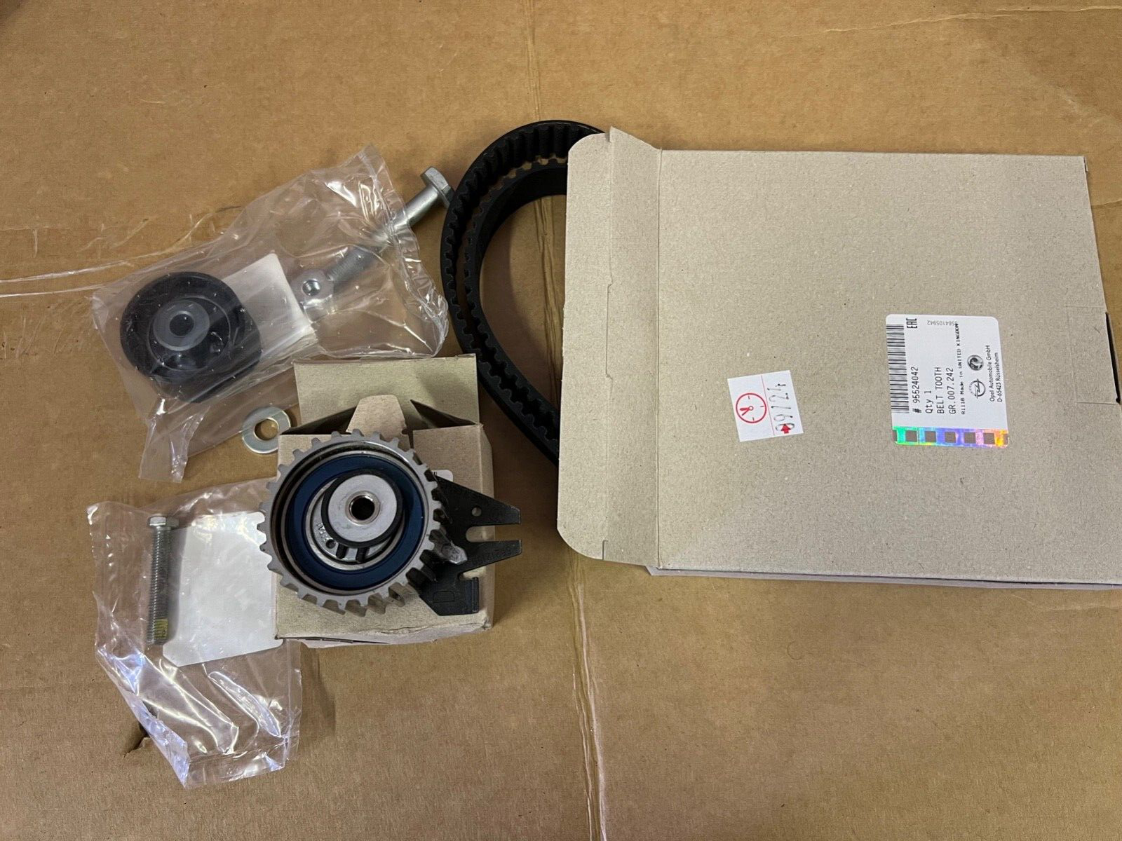 Genuine Vauxhall 93191278 Timing Belt Kit