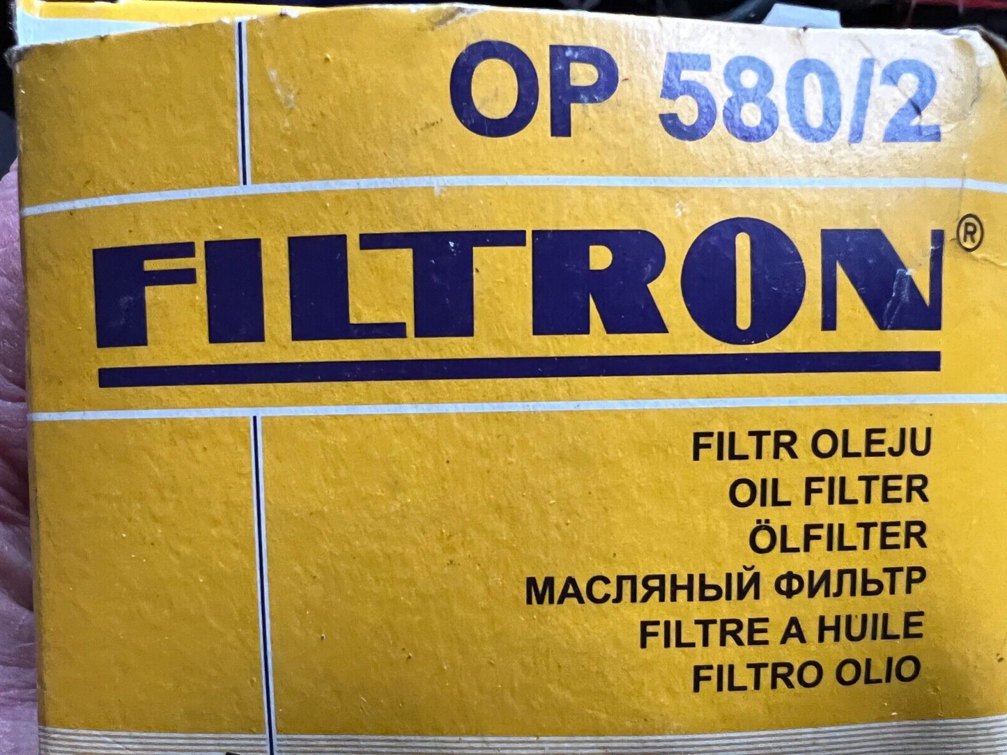 Filtron OP580/2 Oil Filter fits Honda ,Land Rover, Rover, MG