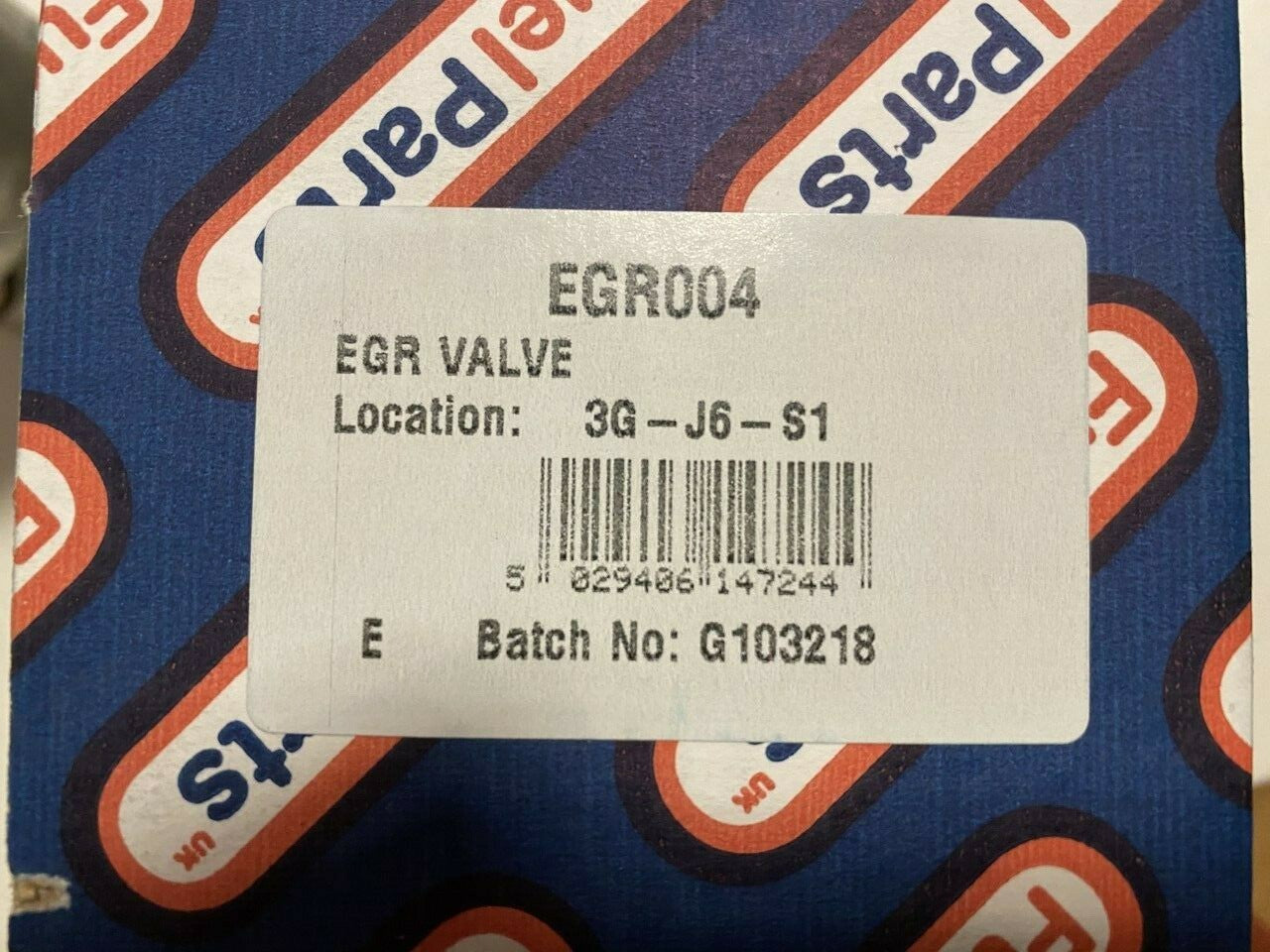 Fuel Parts EGR004 EGR Valve fits Vauxhall Opel