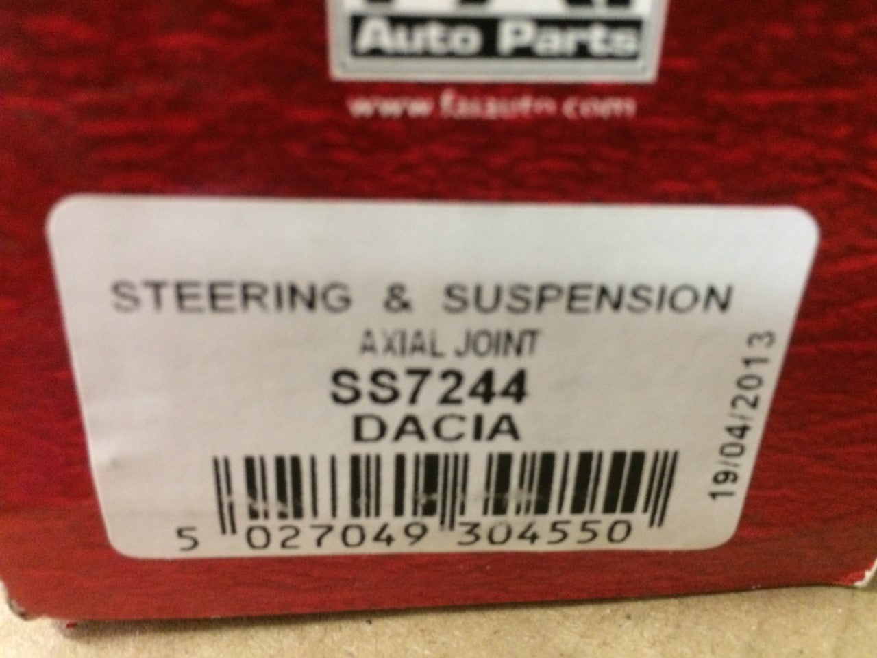 Inner Rack End Tie Rod Front Left NS Near Side Dacia Duster 10-16 SS7244