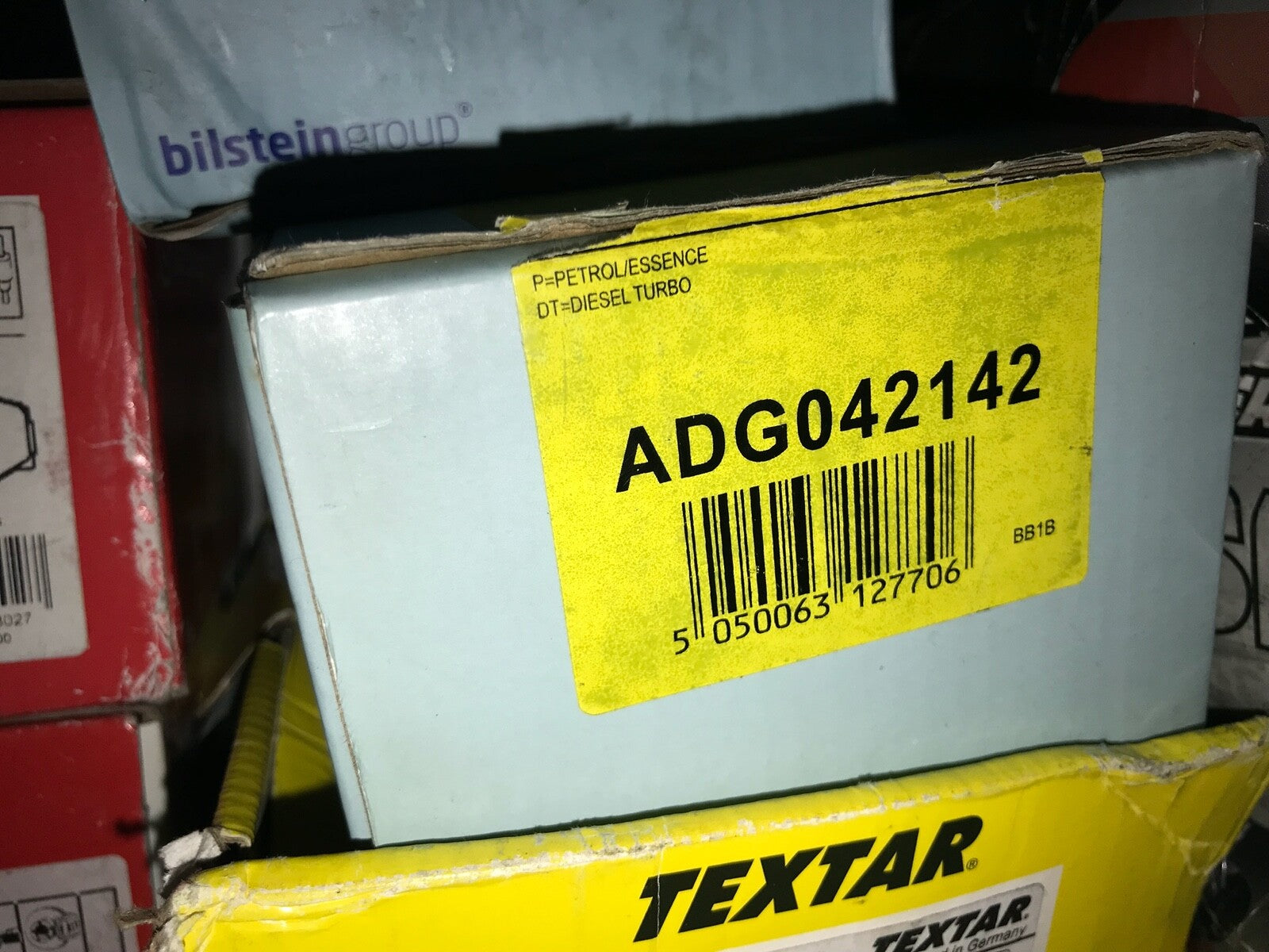 Blueprint ADG042142 05P1015 Front Brake Pad Set fits Hyundai