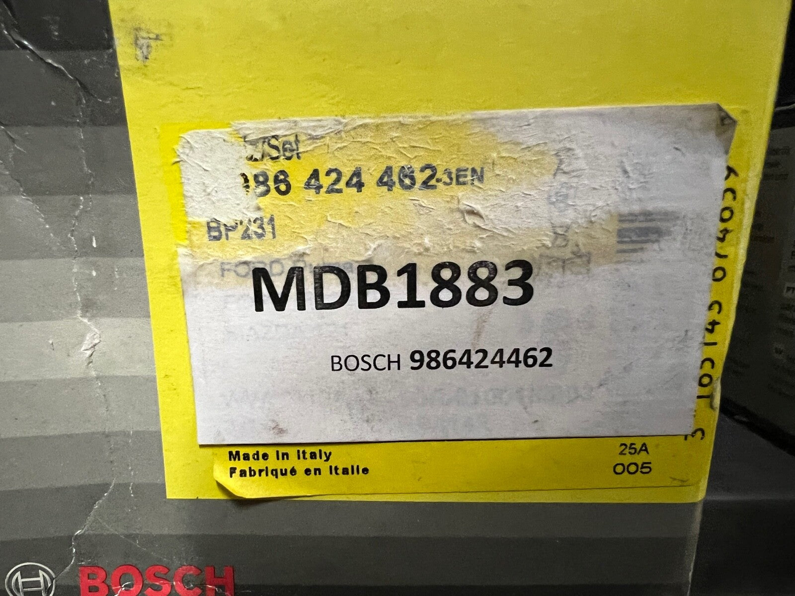 Bosch 0986424462 Front Brake Pad Set fits Ford Mazda