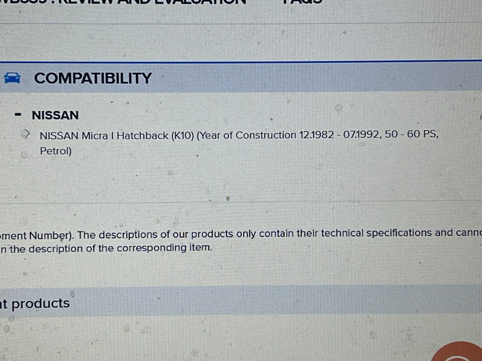 TBK272 QWB539 VK392 Rear Wheel Bearing Fits NISSAN MICRA K10  1.0 1.2