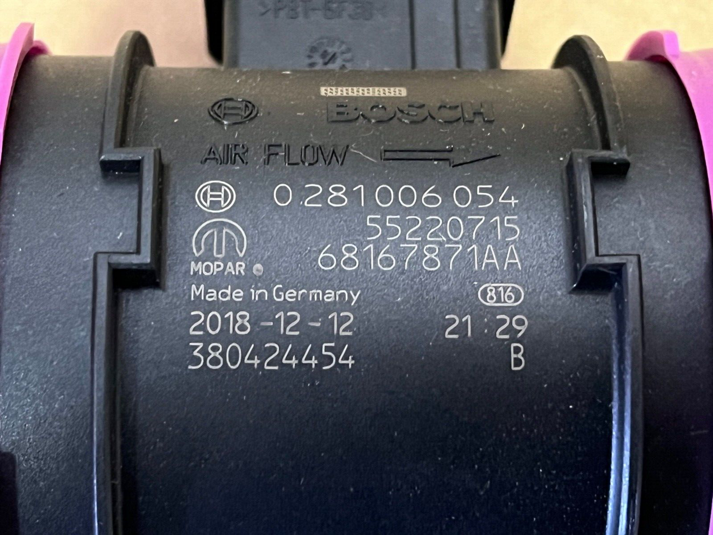 Genuine 163675 Citroen Peugeot DS Air Flow Meter fits Alfa Romeo Fiat Vauxhall