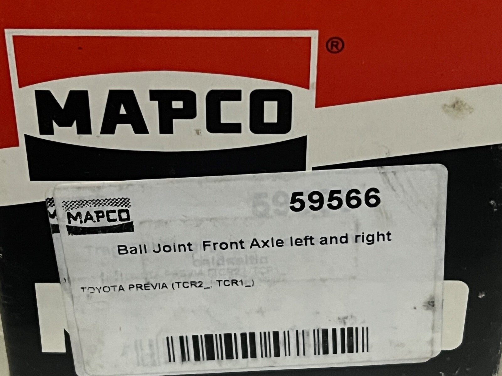 Mapco 59566 Front Lower Ball Joint fits Toyota Previa Estima 1990-2000