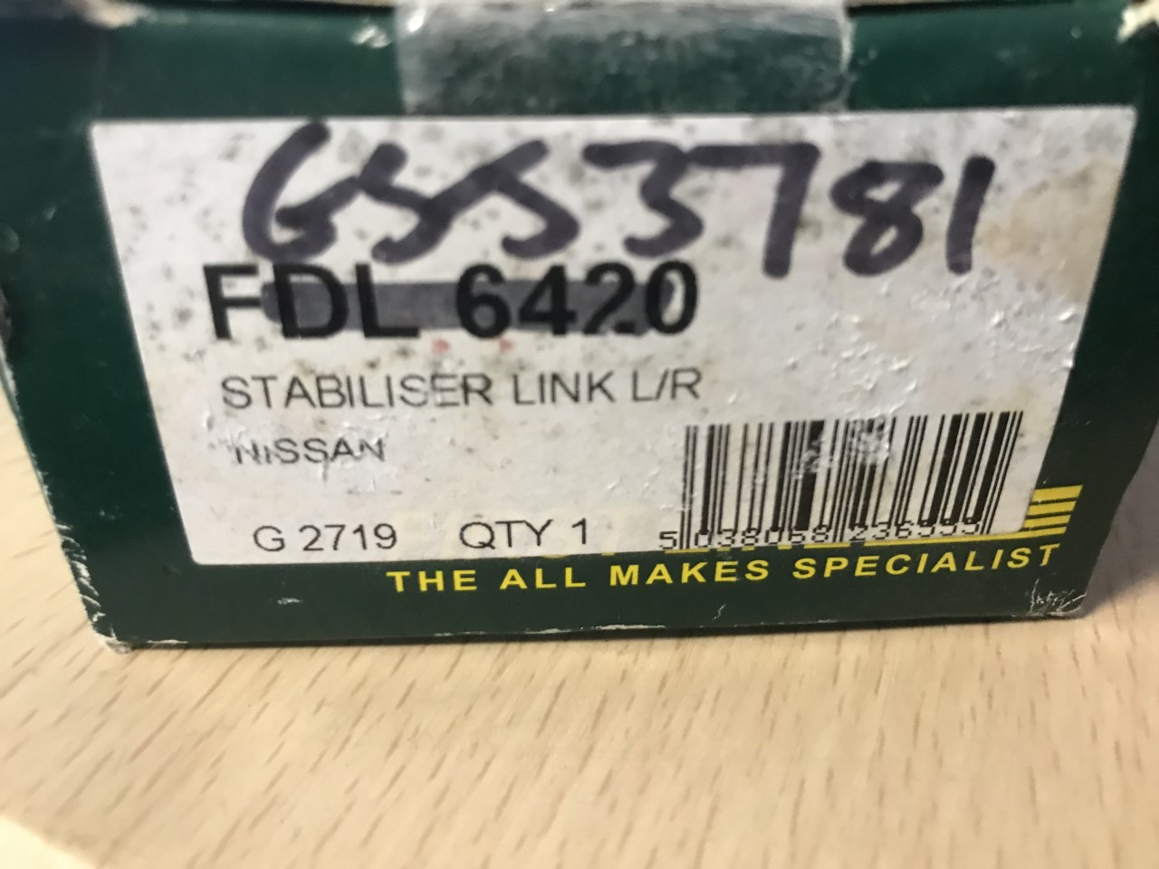 First Line FDL6420 Front Stabilizer Link Drop Link Arm Nissan Primera 1990-1996 