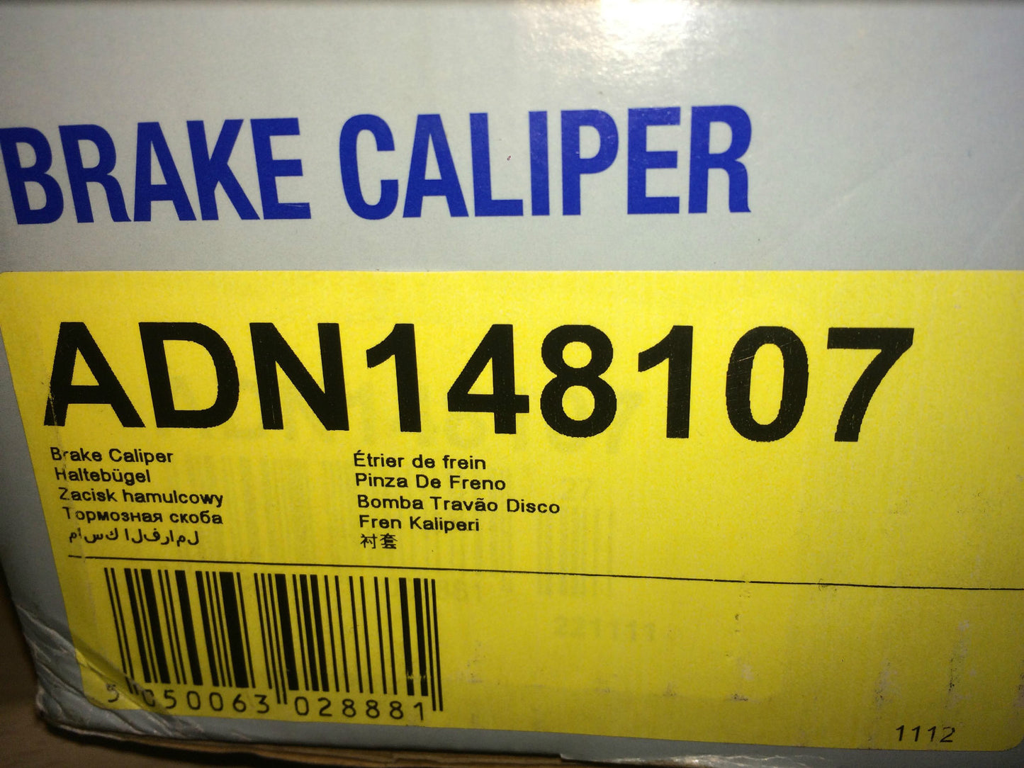 Brake Caliper Front Near Side Ford Transit 00-06 Nissan Cabstar 98-06 ADM148107