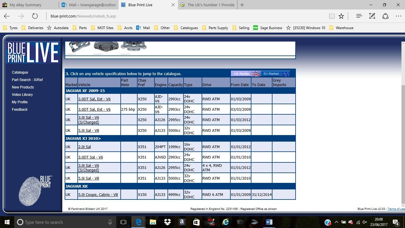 Brake Caliper OSF Front Off Side Divers Side Jaguar XF XJ XK ADJ134818 NO SURCHA