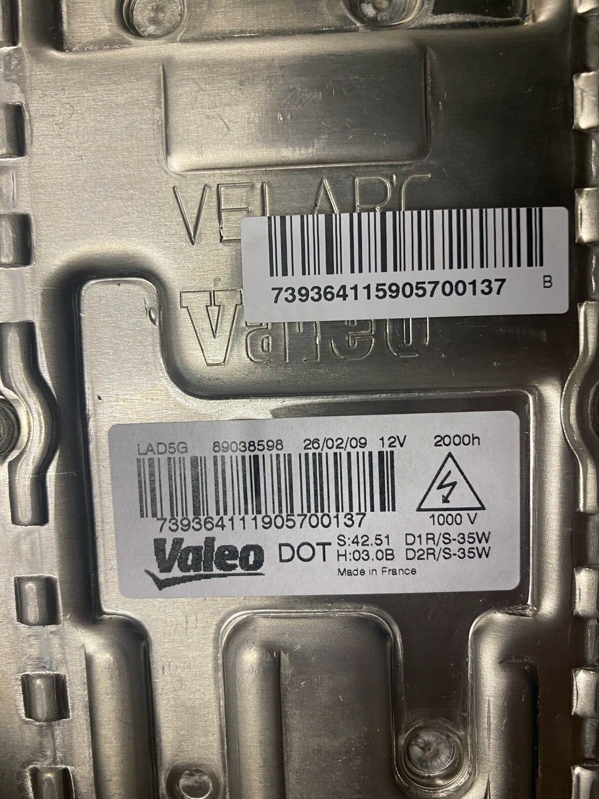 Genuine Alfa Romeo 147 60695454 Near Side Left Hand Side Xenon Headlight 