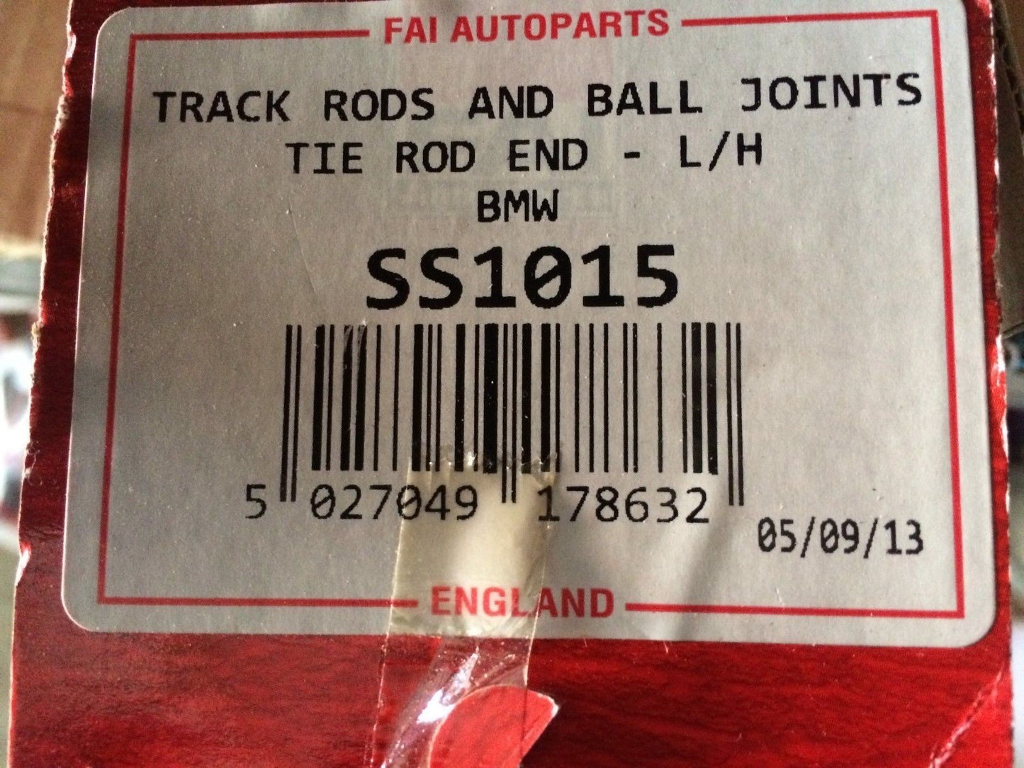 Front Left Hand Side Track Rod End BMW 3 Series E46 98-07 Z4 03-09 FAI SS1015