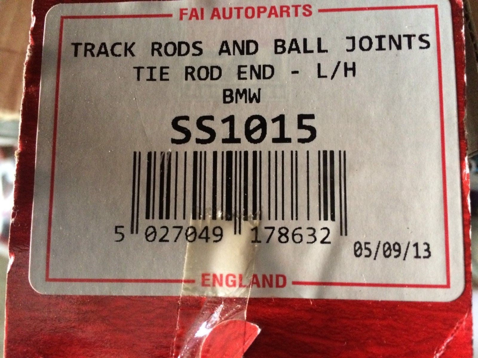 Front Left Hand Side Track Rod End BMW 3 Series E46 98-07 Z4 03-09 FAI SS1015