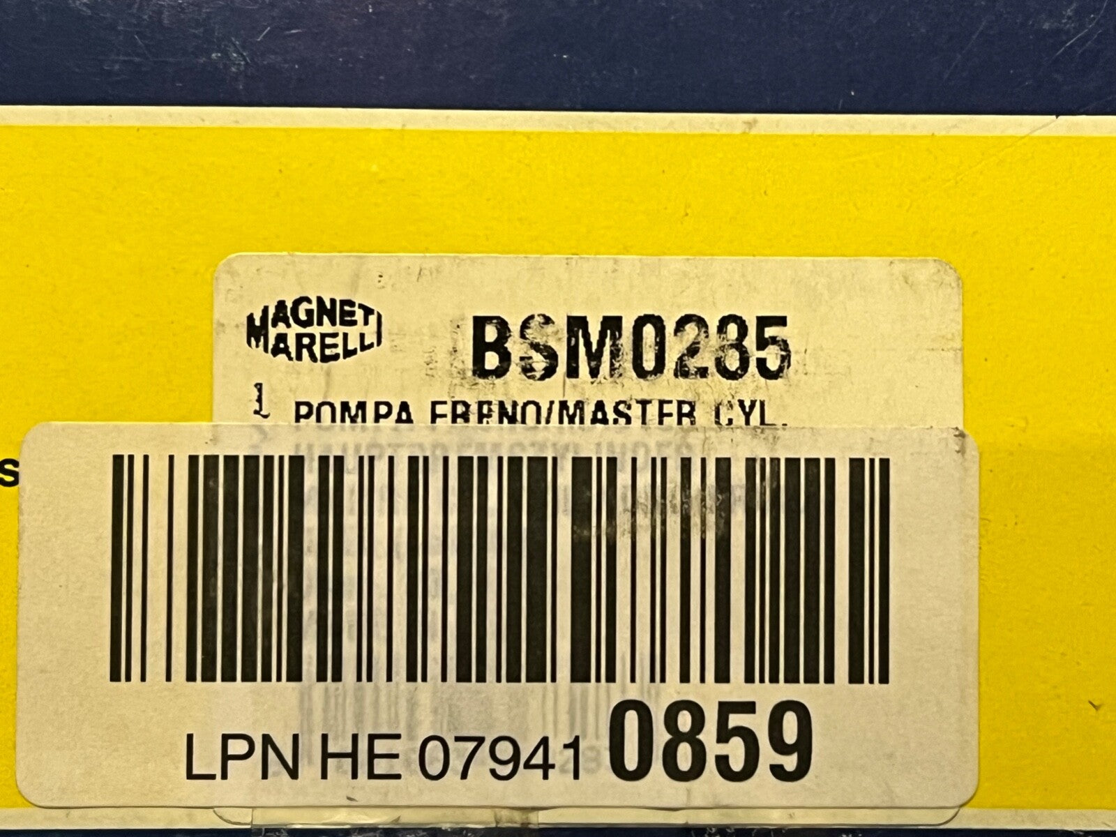 Magneti Marelli BSM0285 Brake Master Cylinder fits Vauxhall Chevrolet