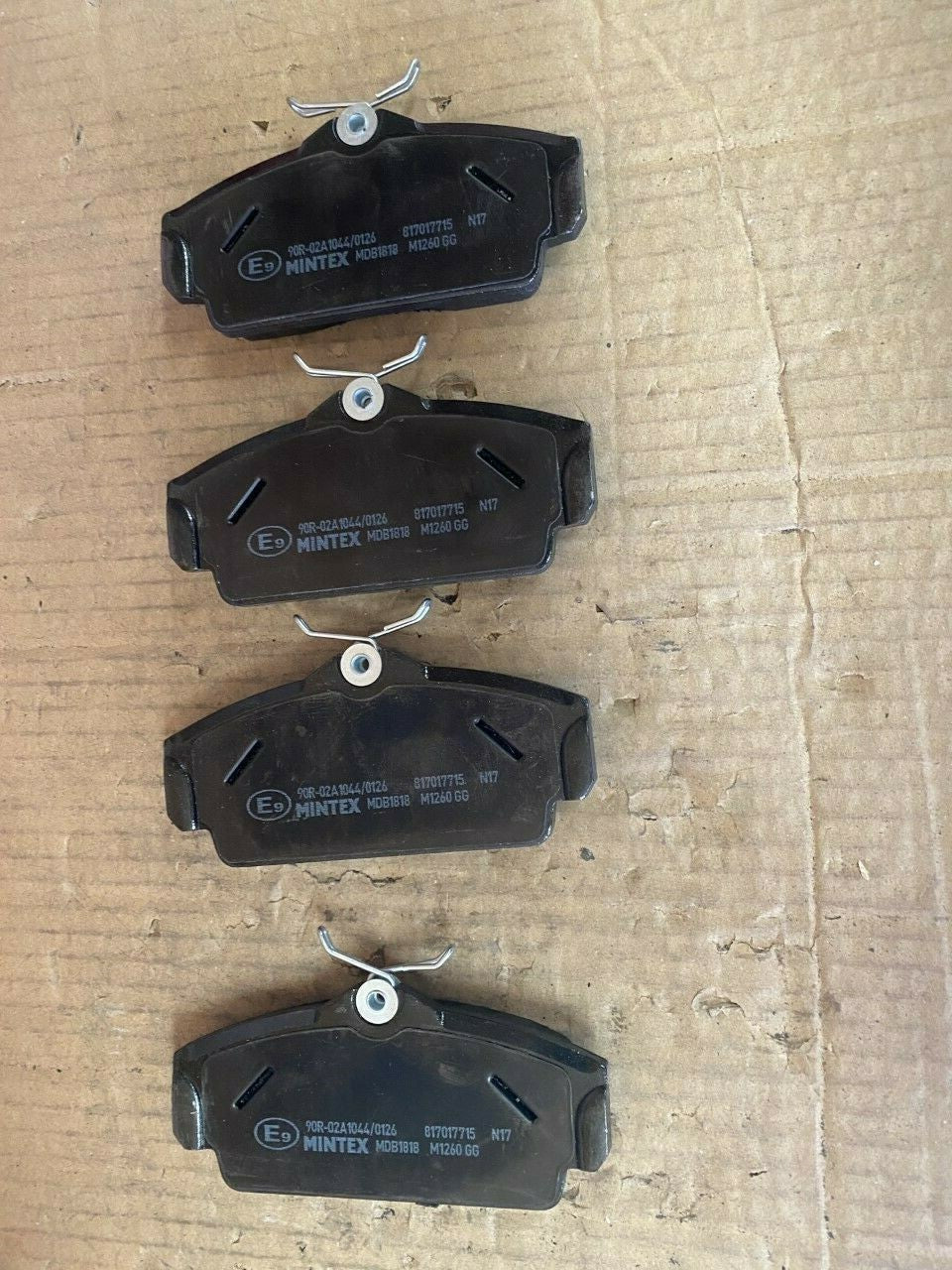Mintex MDB1818 Front Brake Pad Set fits Nissan