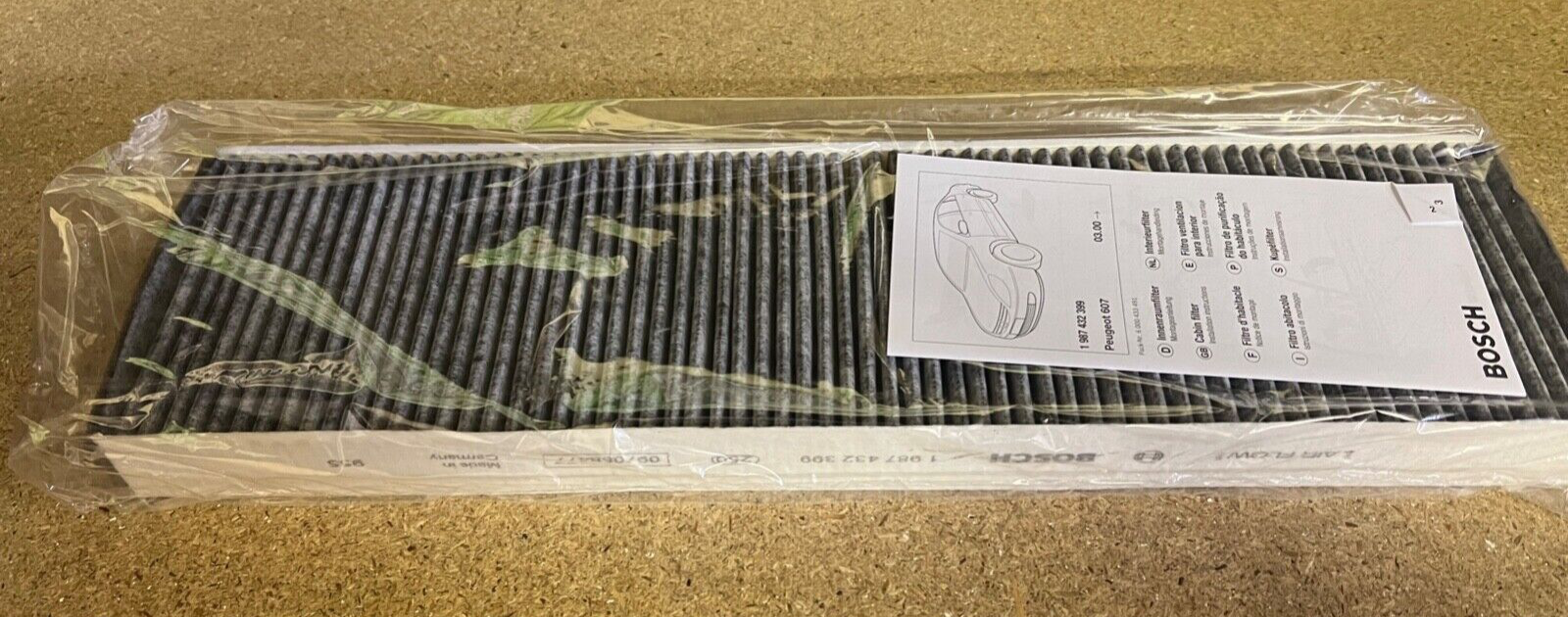 Bosch R2399 1987432399 Cabin Filter fits Citroen Peugeot 607