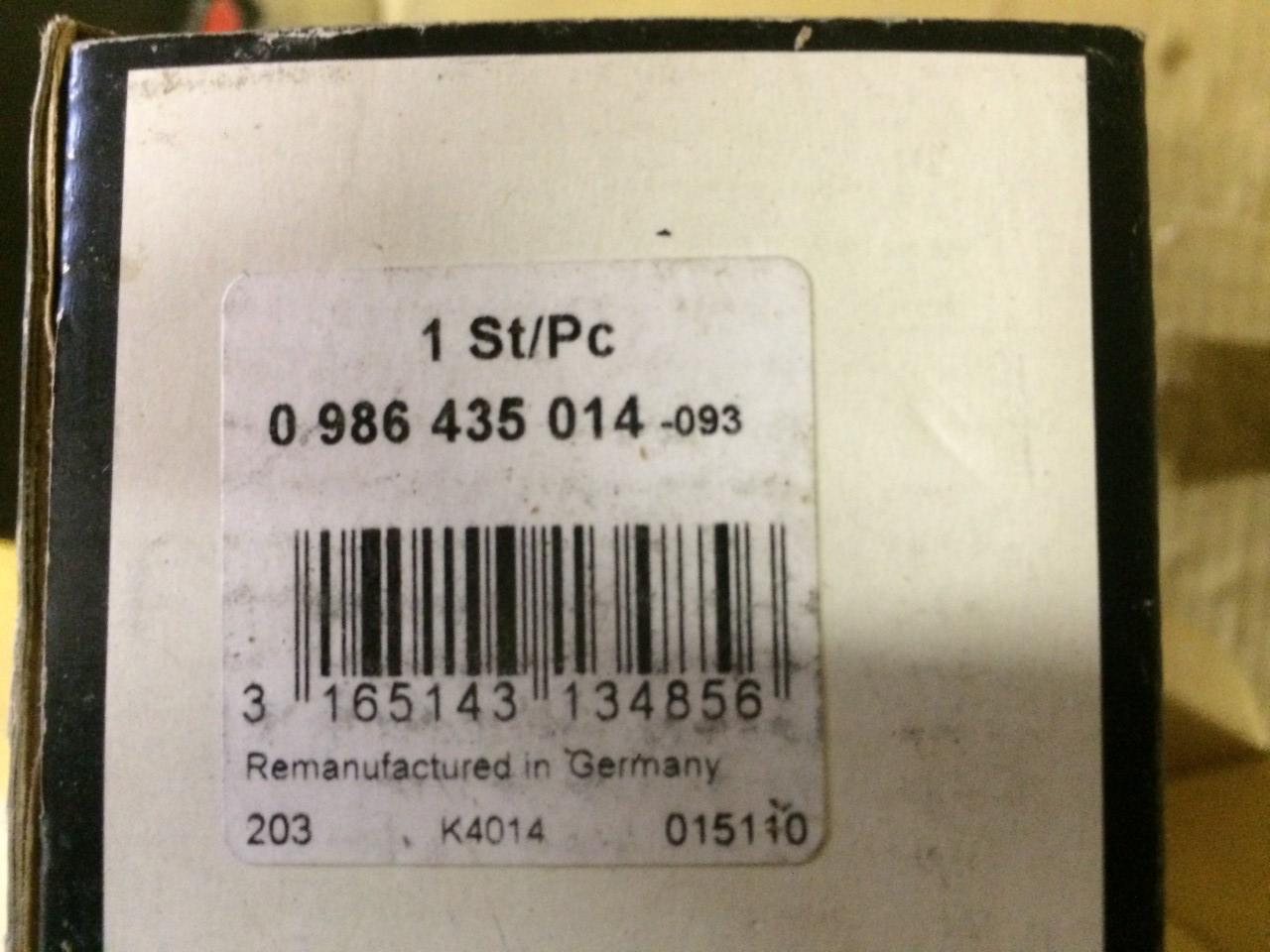 Diesel Injector Citroen C5 C8 Fiat Ulysse Lancia Peugeot 406 607 807 0986435014