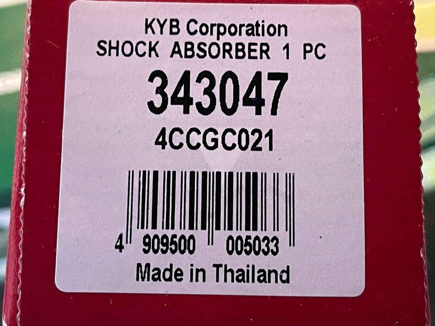 KYB 343047 Shock Absorber fits Vauxhall Opel