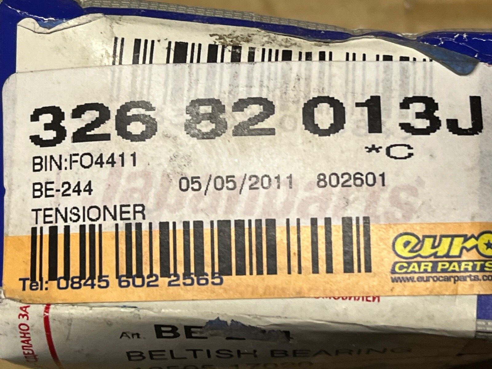 Japanparts BE-244 Timing Belt Tensioner fits Toyota Land Cruiser