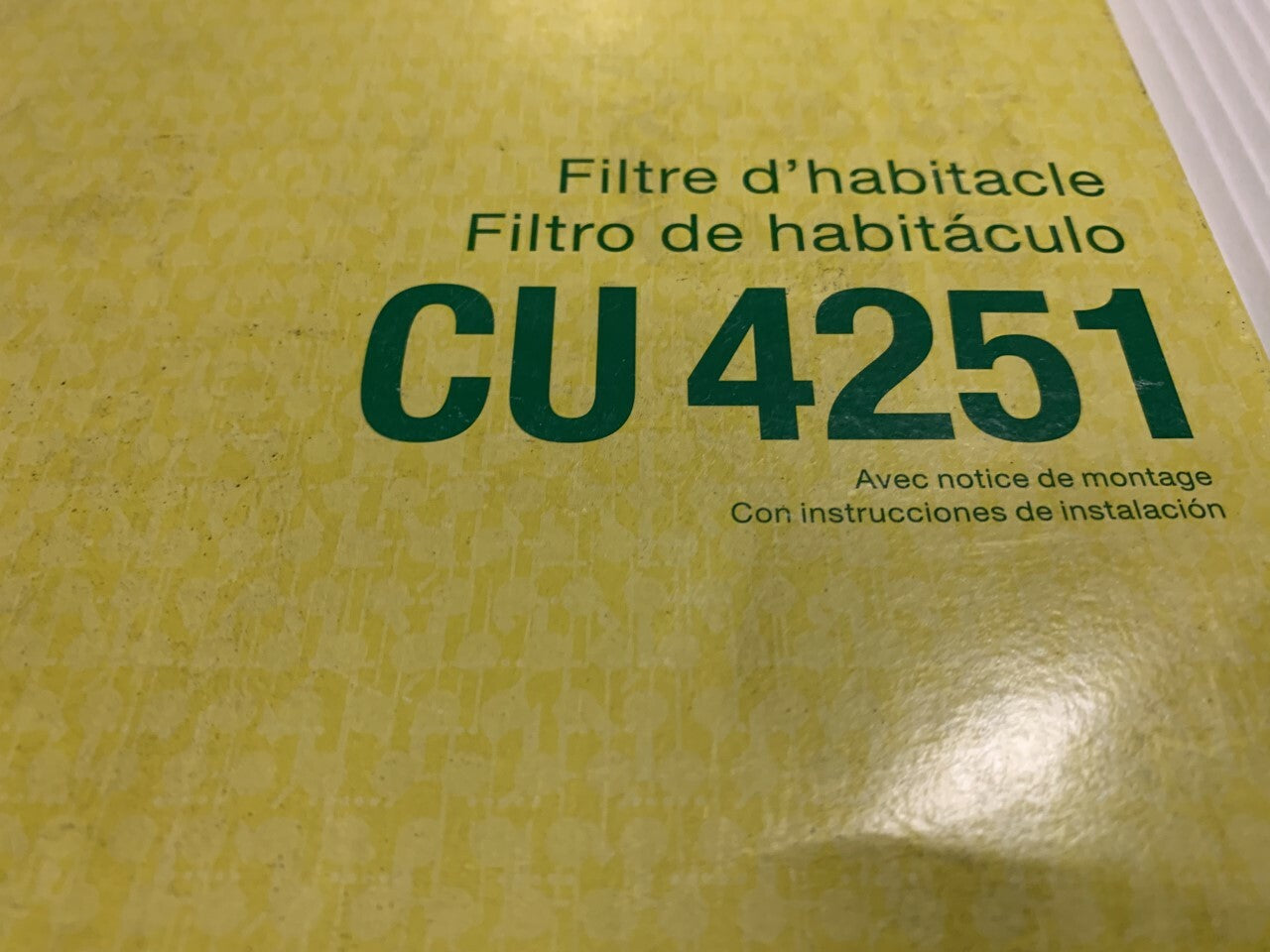 MANN CU4251 Cabin Filter