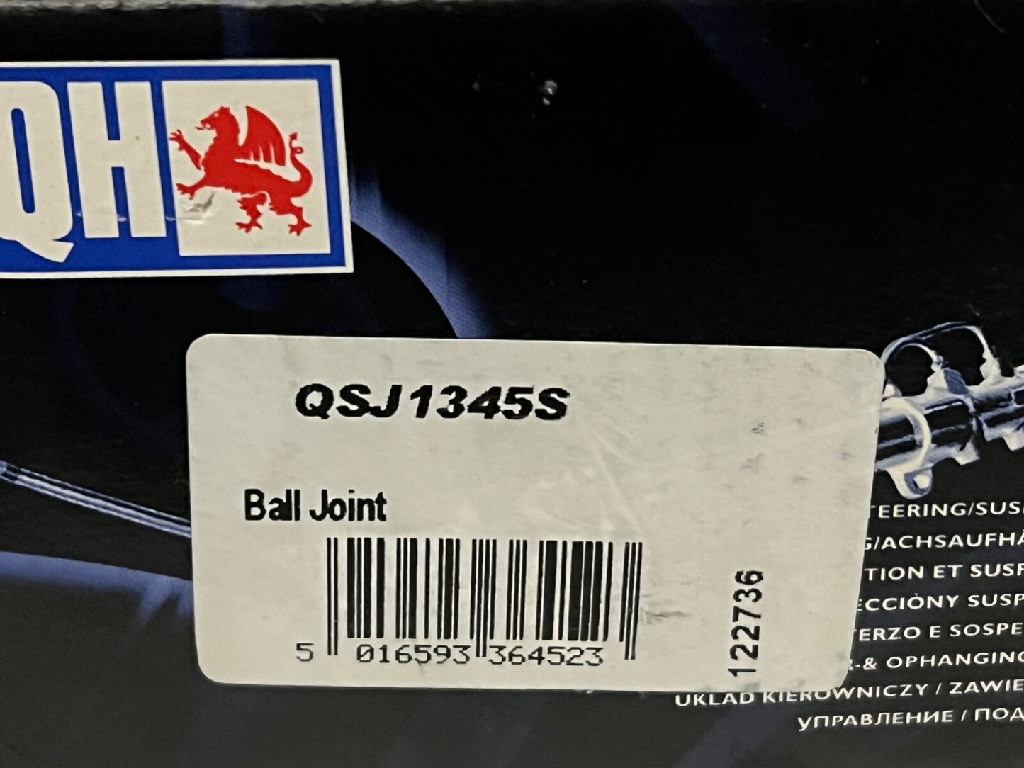 QH QSJ1345S Ball Joint fits Audi 80 Cabriolet Coupe