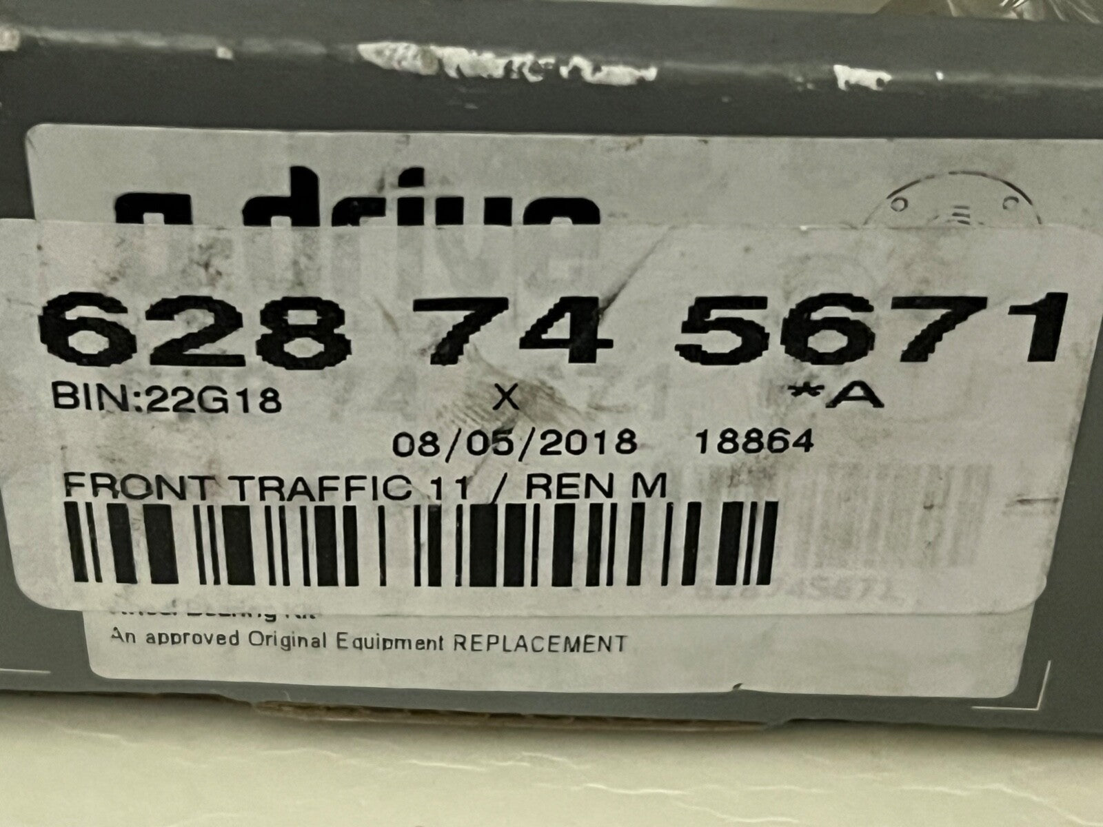 Q Drive 628745671 Front Wheel Bearing fits Renault Trafic