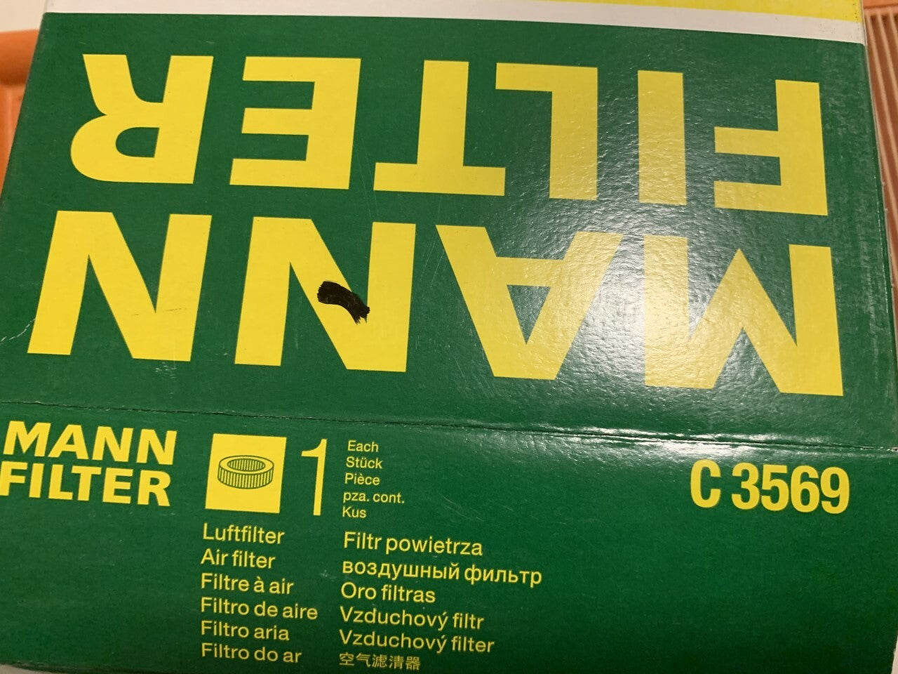 MANN C3569 Air Filter