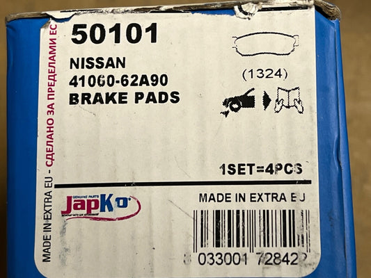Japko 50101 Front Brake Pad fits Nissan Cherry Sunny Subaru Justy