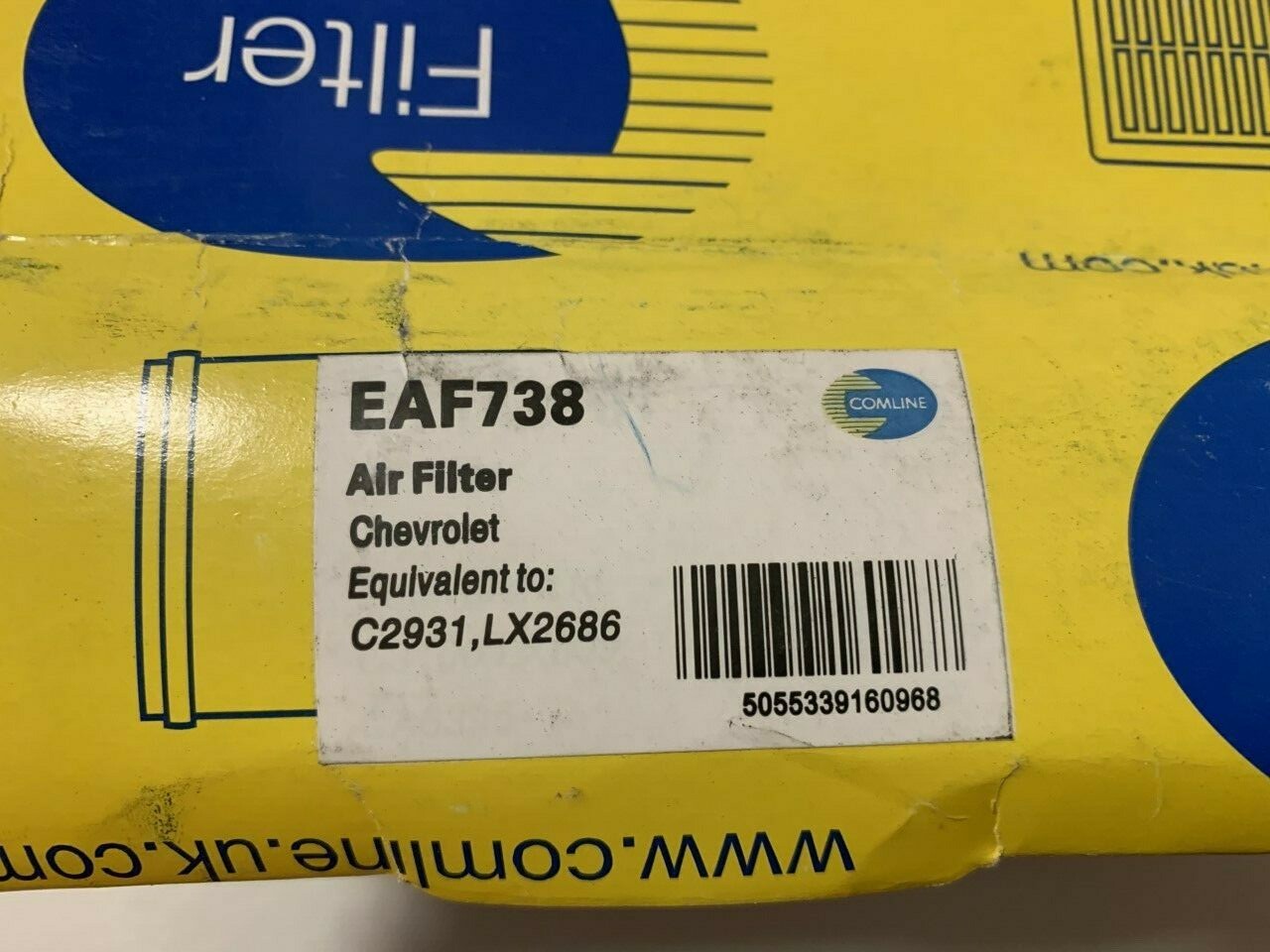 Chevrolet Opel Vauxhall EAF738 C2931 LX2686 LX2965 Air Filter