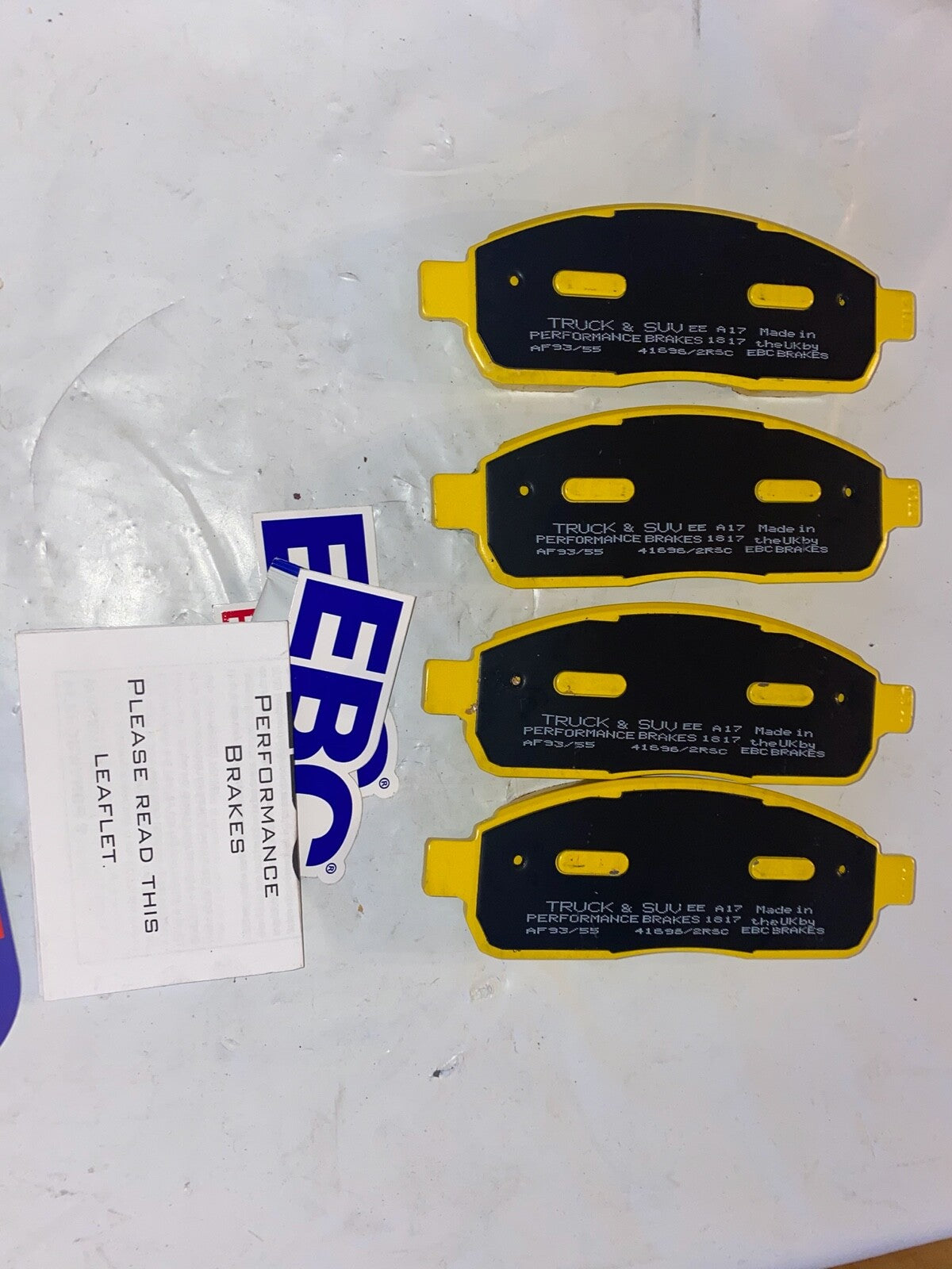 EBC Yellow Stuff DP41696/2R Front Performance Brake Pads fits Ford F-150
