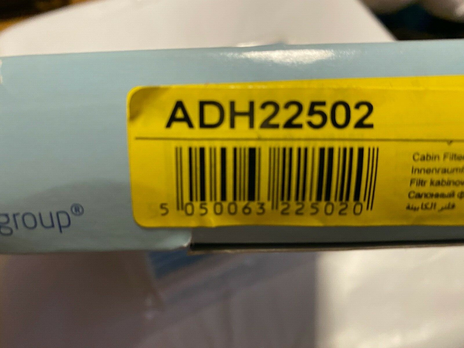 Blue Print ADH22502 Cabin Pollen Filter fits Honda