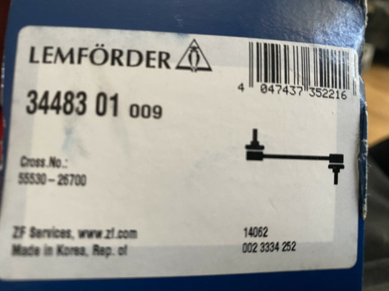 Lemforder 3448301 Stabilizer Link Drop Link Arm fits Hyundai