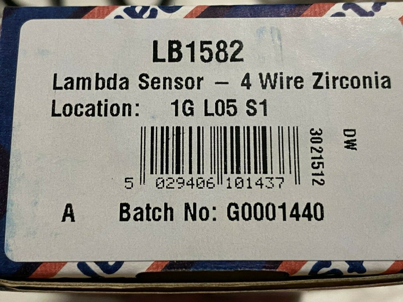 Fuel Parts LB1582 Lambda Sensor Oxygen Sensor